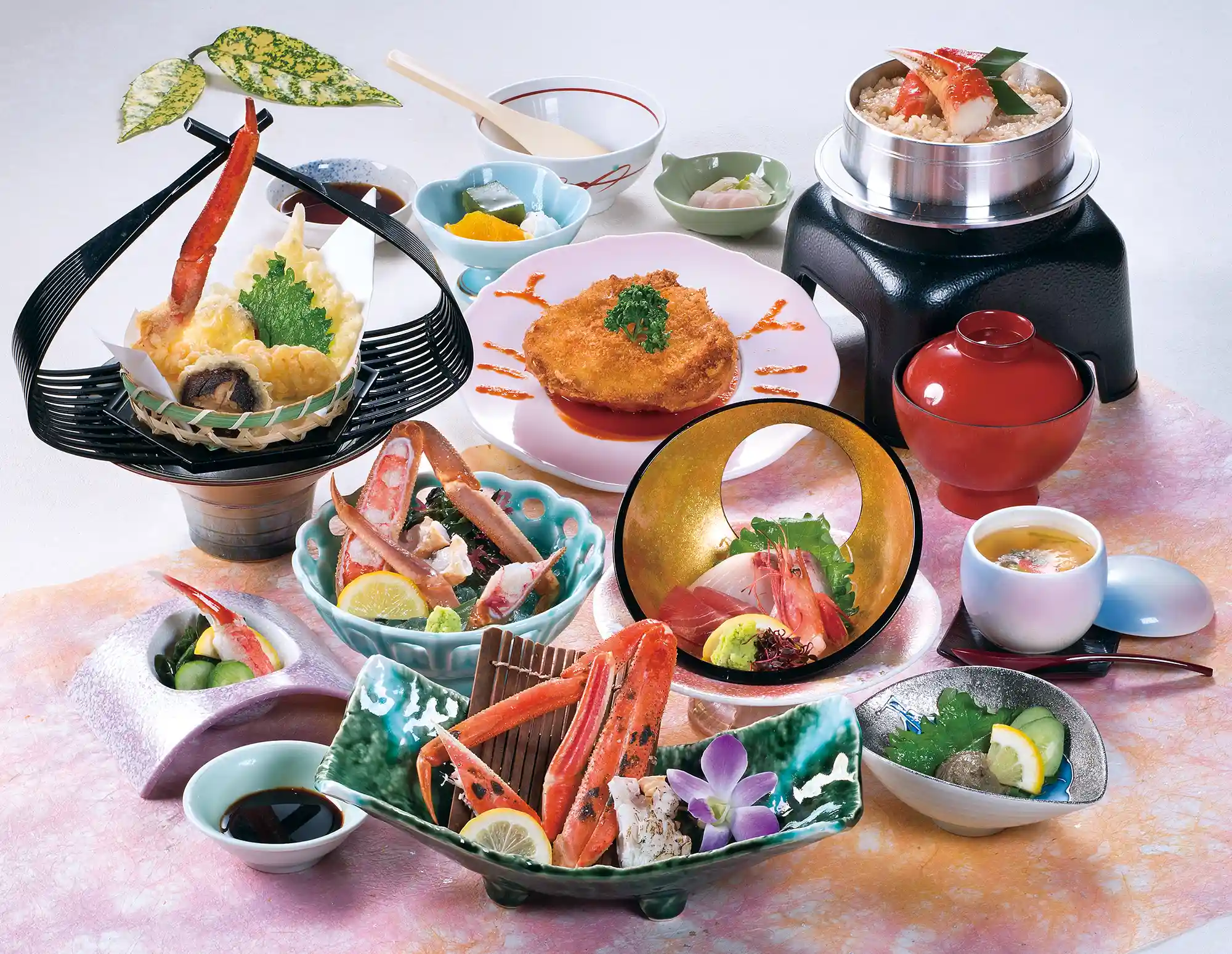 七五三のお祝い料理の一例